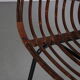 1950s Rare rattan chair by Rohé, Netherlands