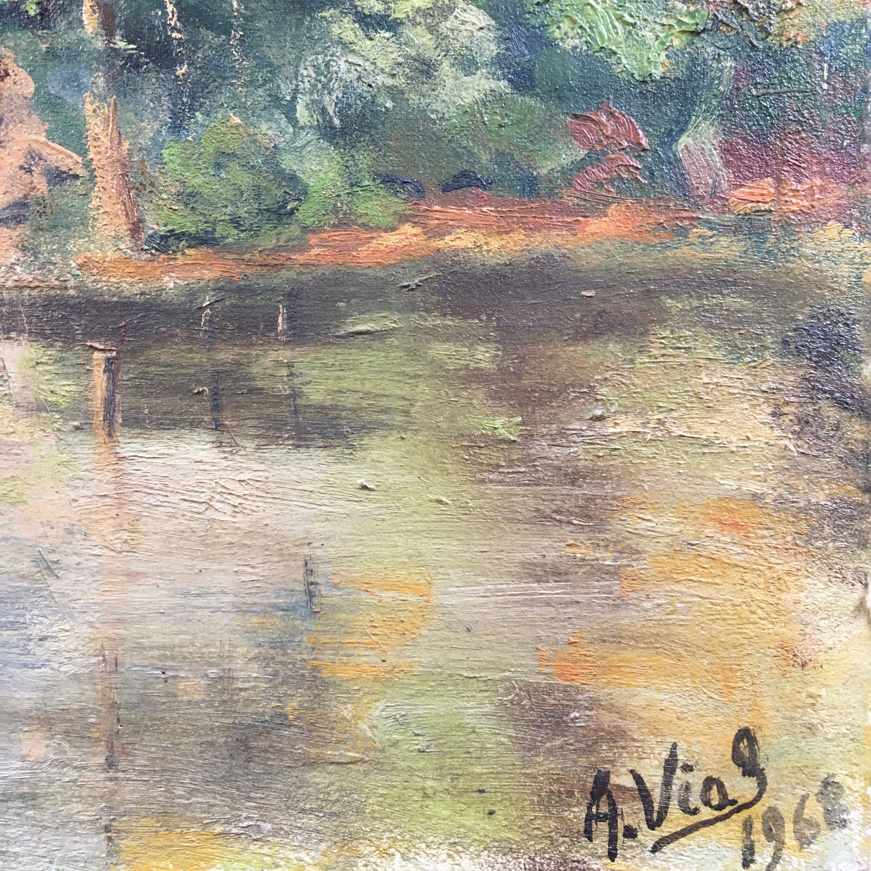 Kiosk board in the park