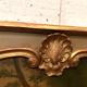 Louis XV style trumeau in patinated and gilded wood XX century