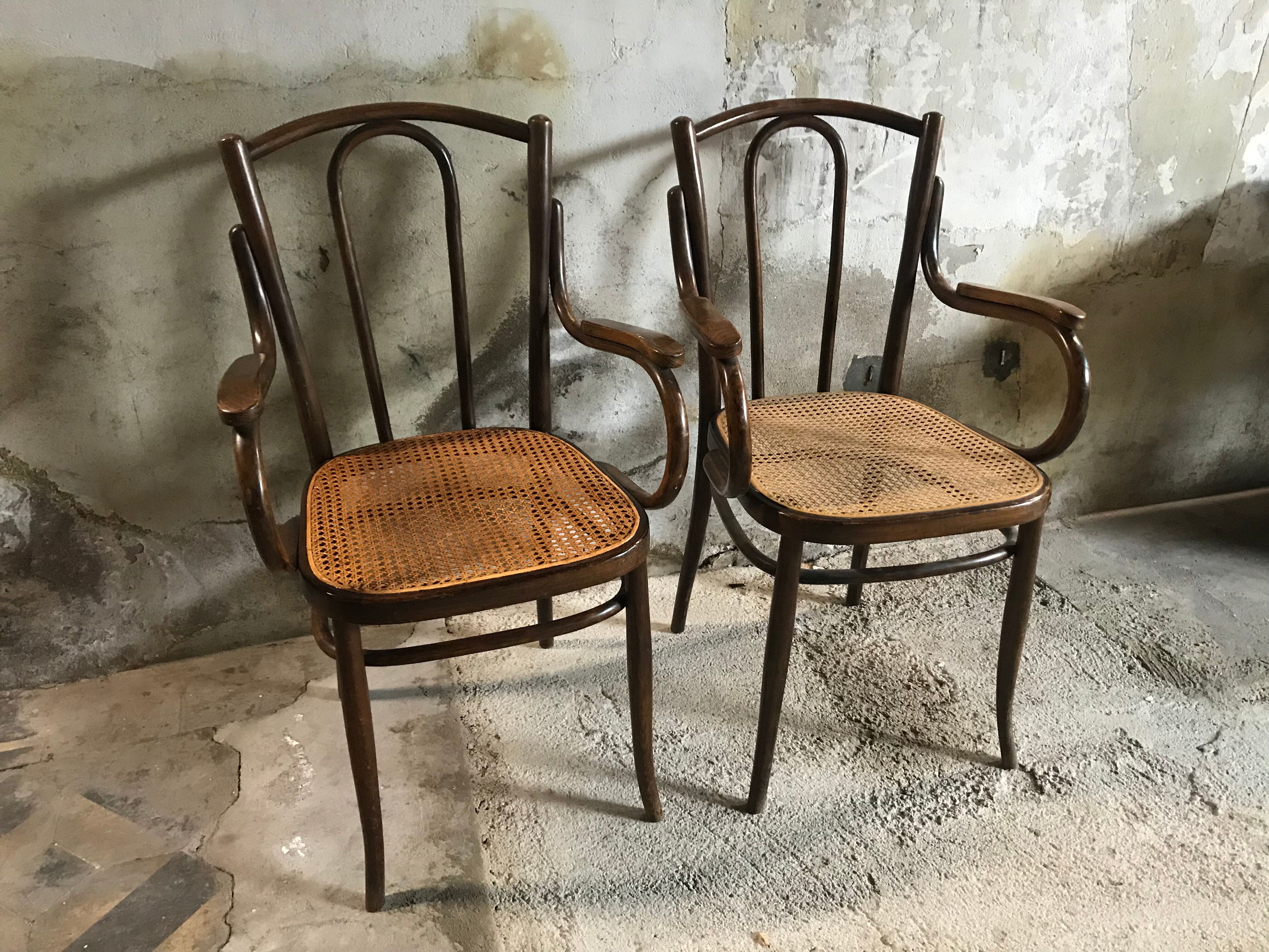 Pair of Fischel armchairs