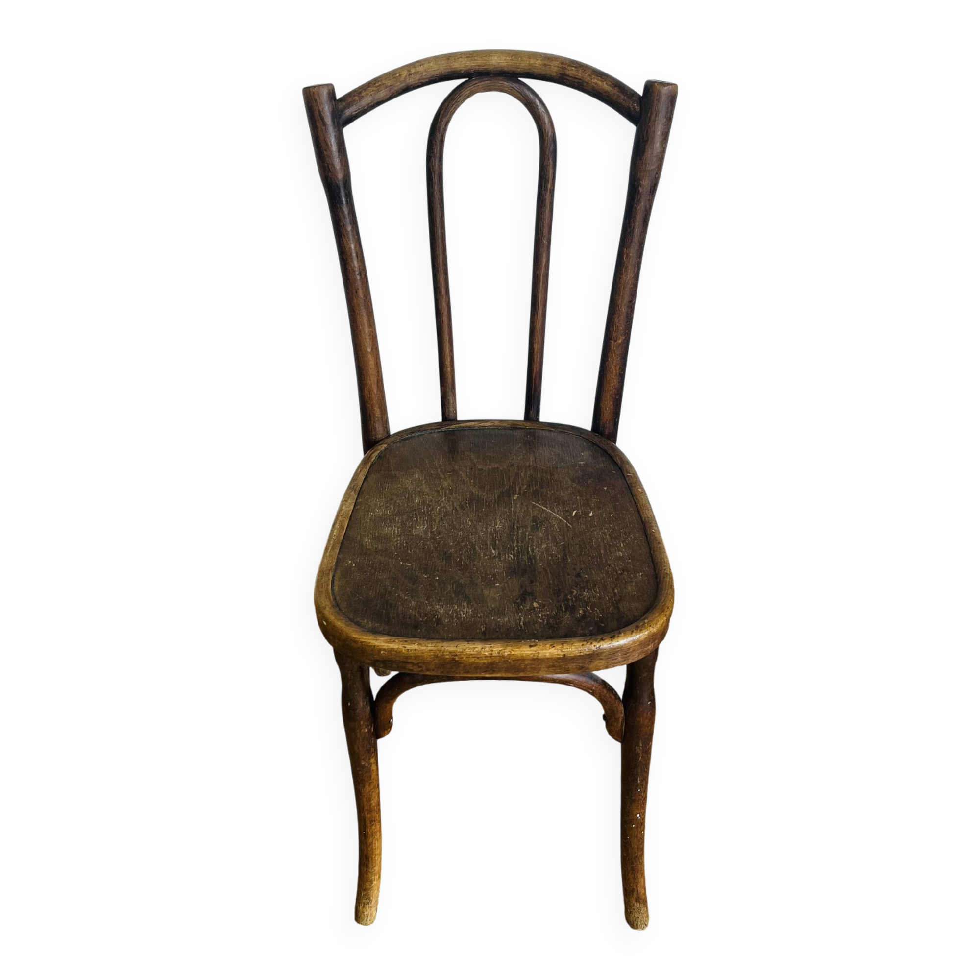 Antique bistro chair – J & J Kohn – curved wood