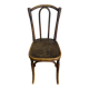 Antique bistro chair – J & J Kohn – curved wood