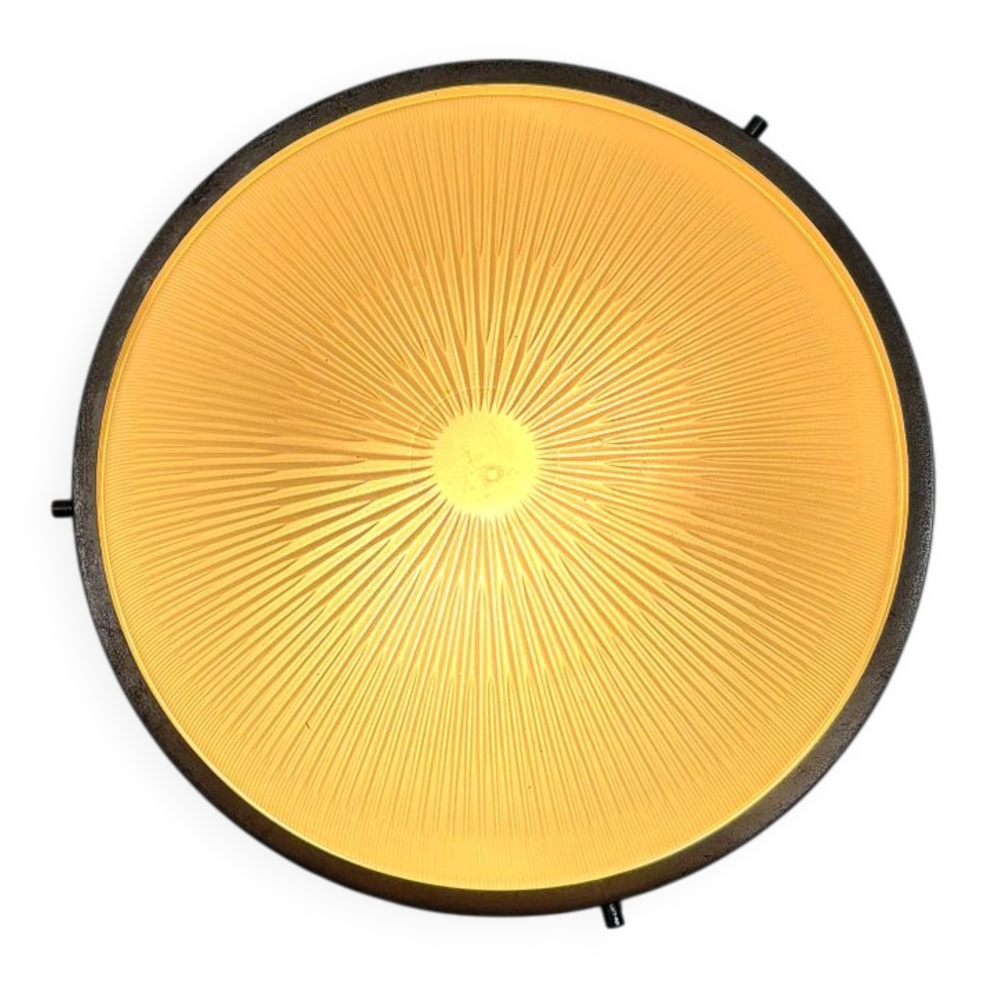Mid-Century Italian Sigma Lamp in Glass and Metal by Sergio Mazza for Artemide, 1960s
