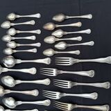 Christofle 37-piece cutlery set, Filet violon model