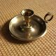 Brass candle holder cellar rat round handle
