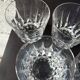 6 Crystal St Louis Guernesey whisky tumbler glasses.
