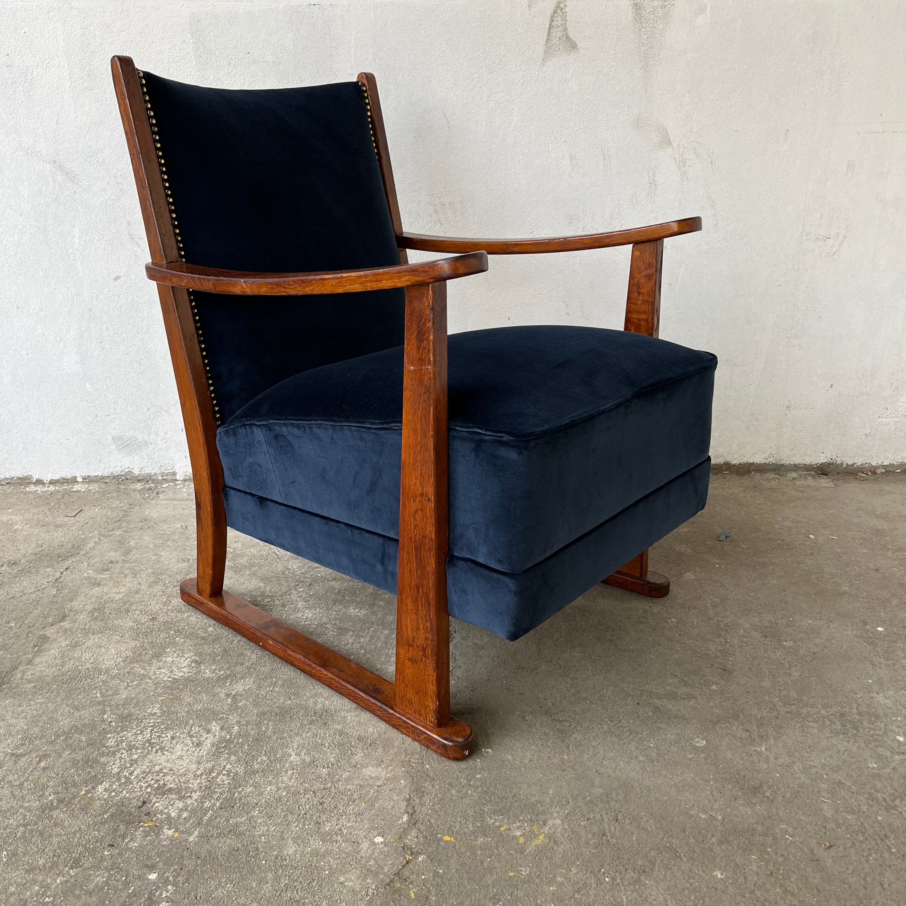 Paire de fauteuils années 40