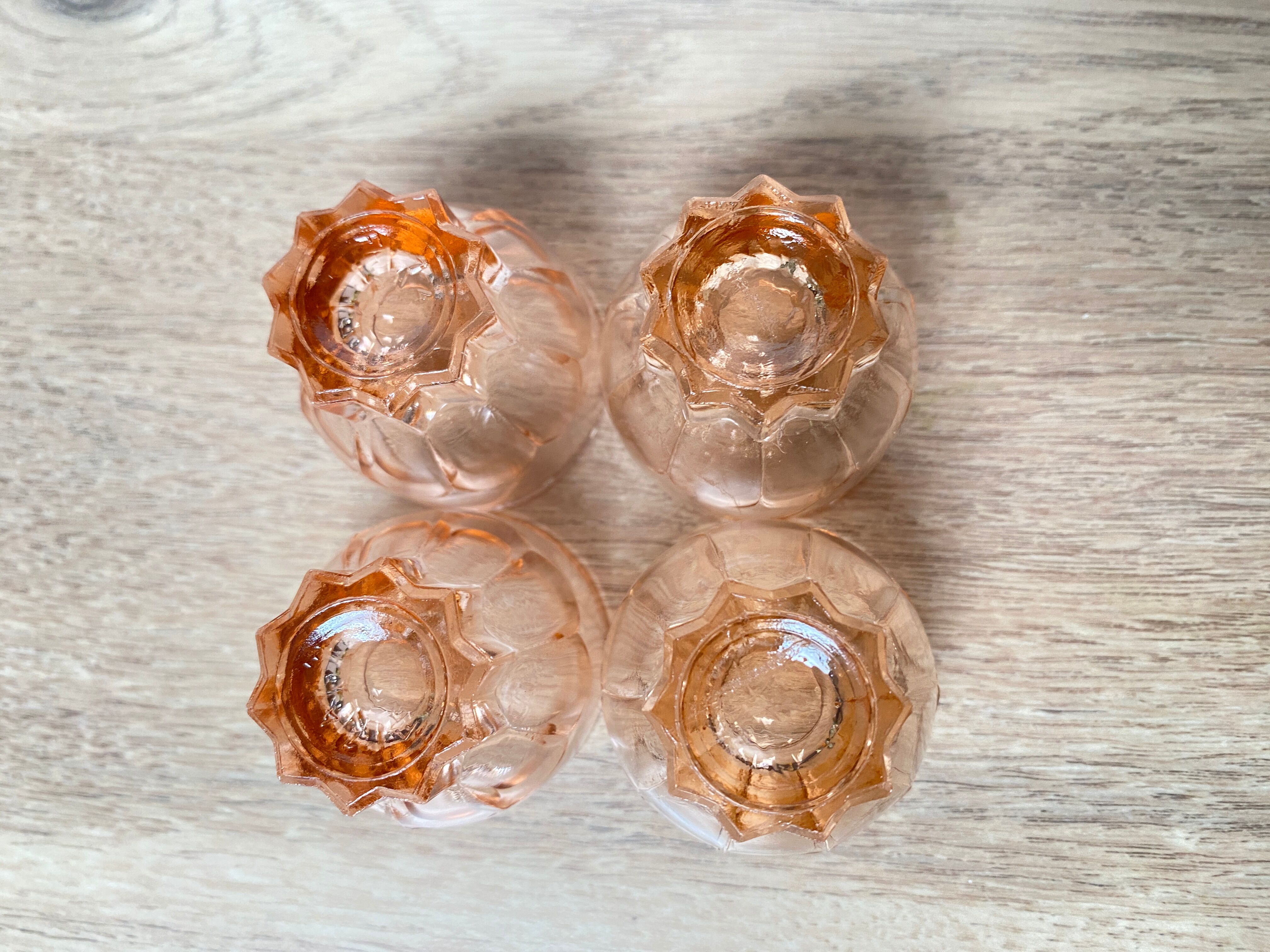 Set de 4 verres liqueur Luminarc étoile rose