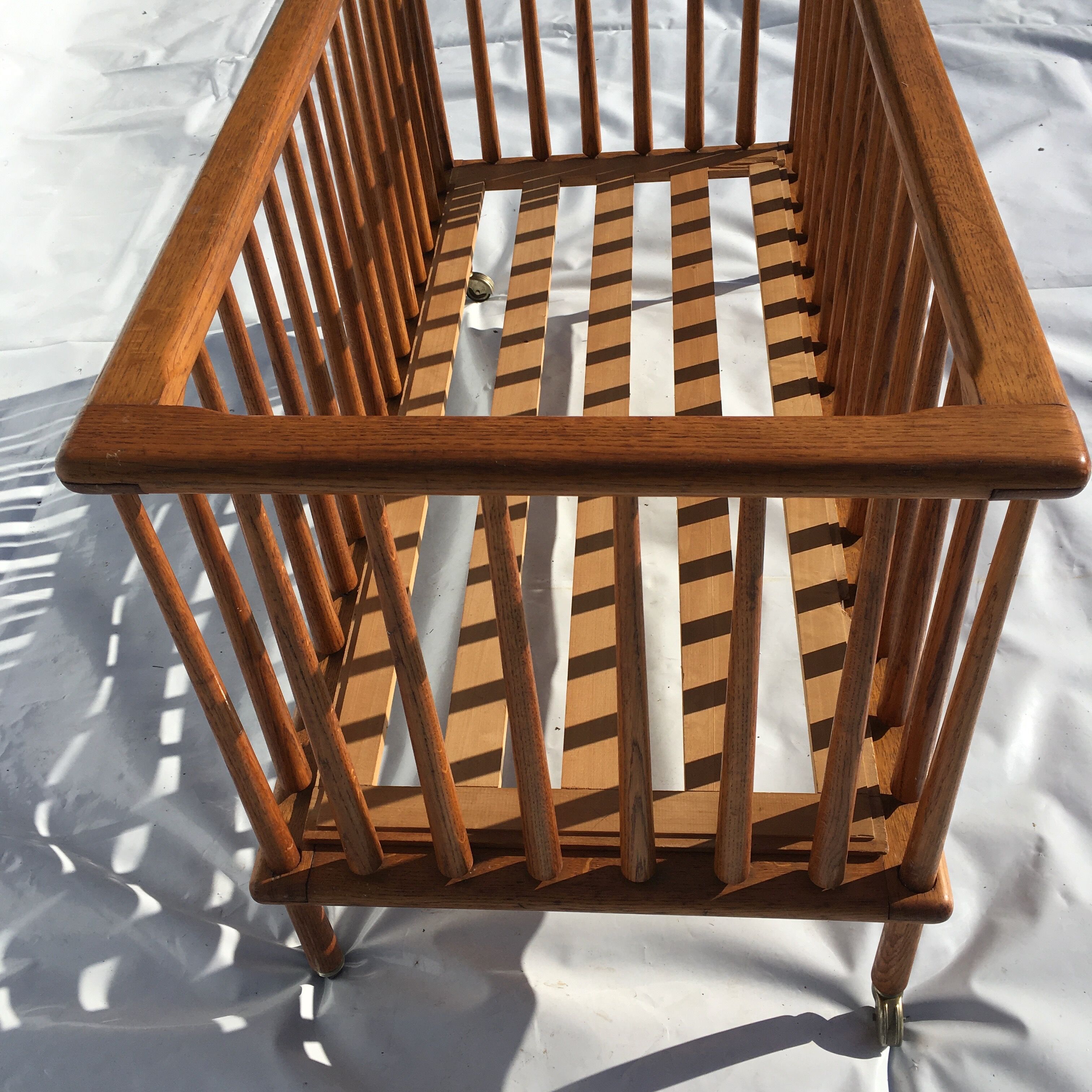 1950 oak children's bed