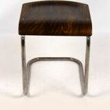 Bauhaus chrome Picollo stool by Mart Stam for Mücke-Melder, 1930s