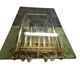 Willy Rizzo table 1970 chrome metal and glass