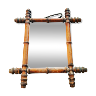 Bamboo mirror - 42x36cm