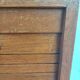 Small piece of furniture, roll-top filing cabinet