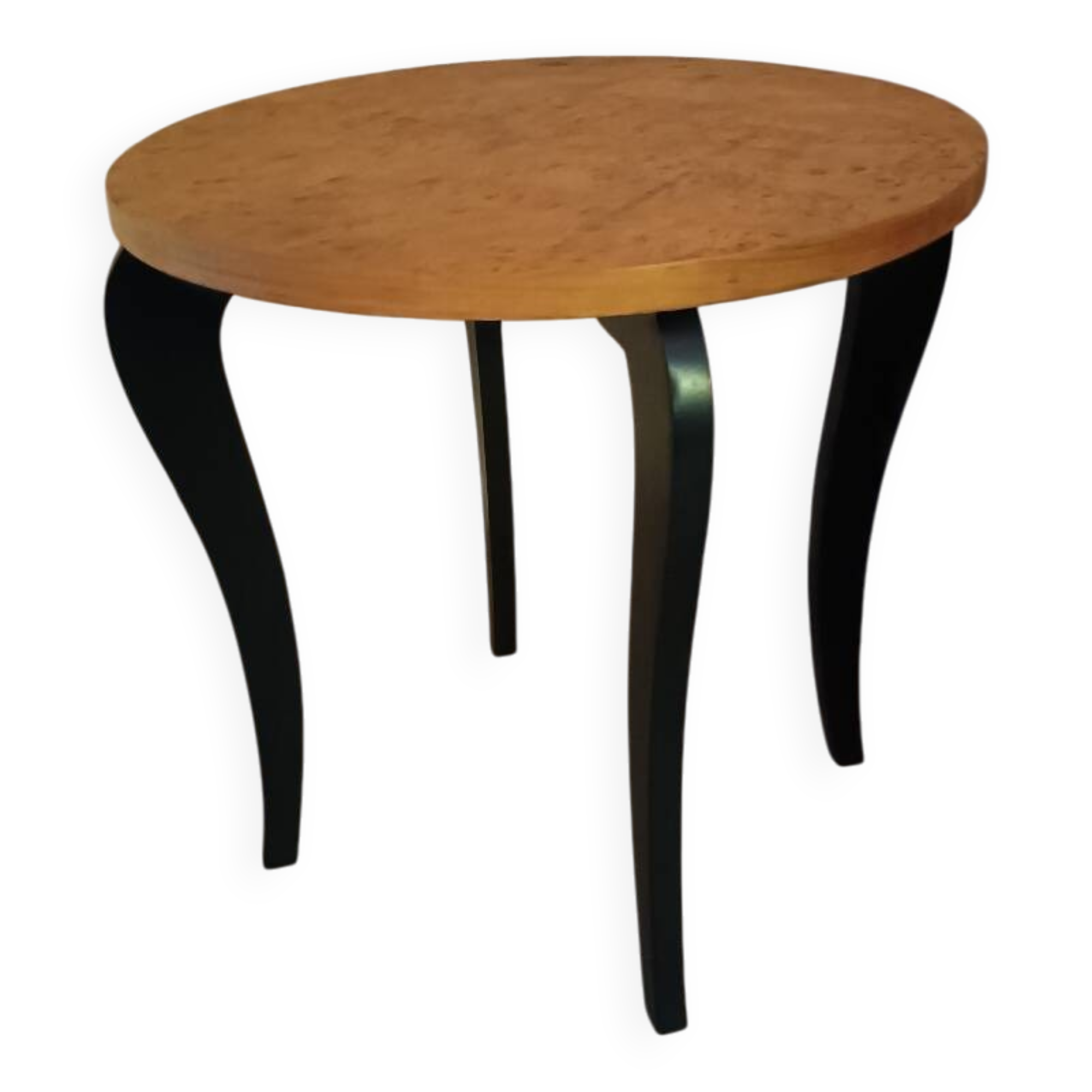 Table d'appoint en ronces de noyer