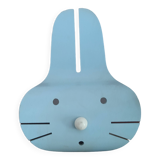 Bogo Rabbit blue wooden wall light 1980