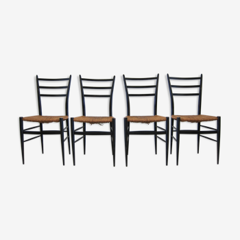 Set of 4 Chiavari Spinetto dining chairs midcentury design