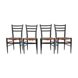 Set of 4 Chiavari Spinetto dining chairs midcentury design