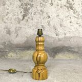 Vintage solid wood table lamp