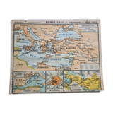 Ancient school map greek world map n: 44