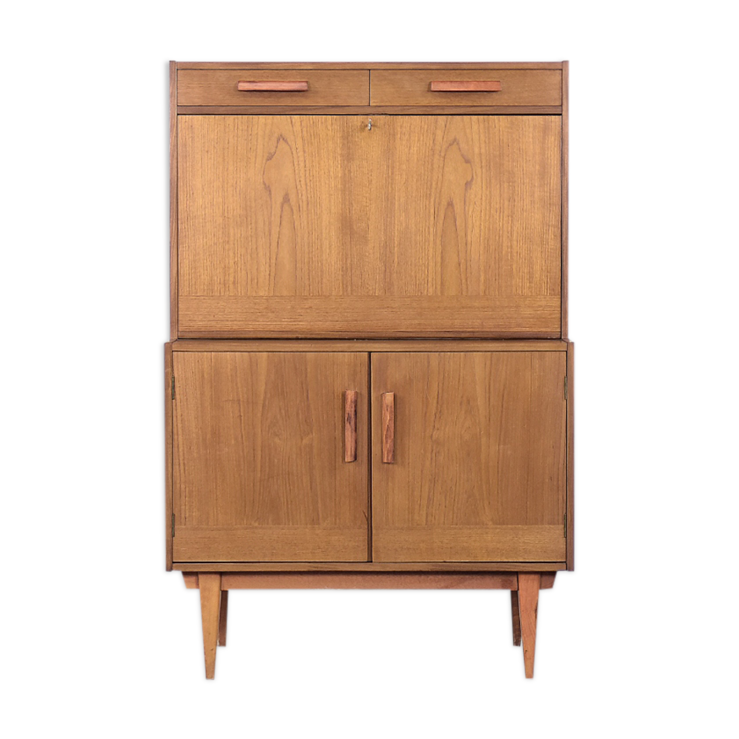 Scandinavian teak cabinet with drawers, 1960s