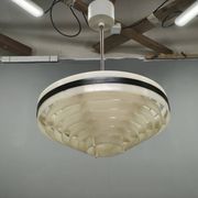 Paire de suspensions UFO space age tchèque, années 1960