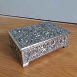 Silver plated jewelry box