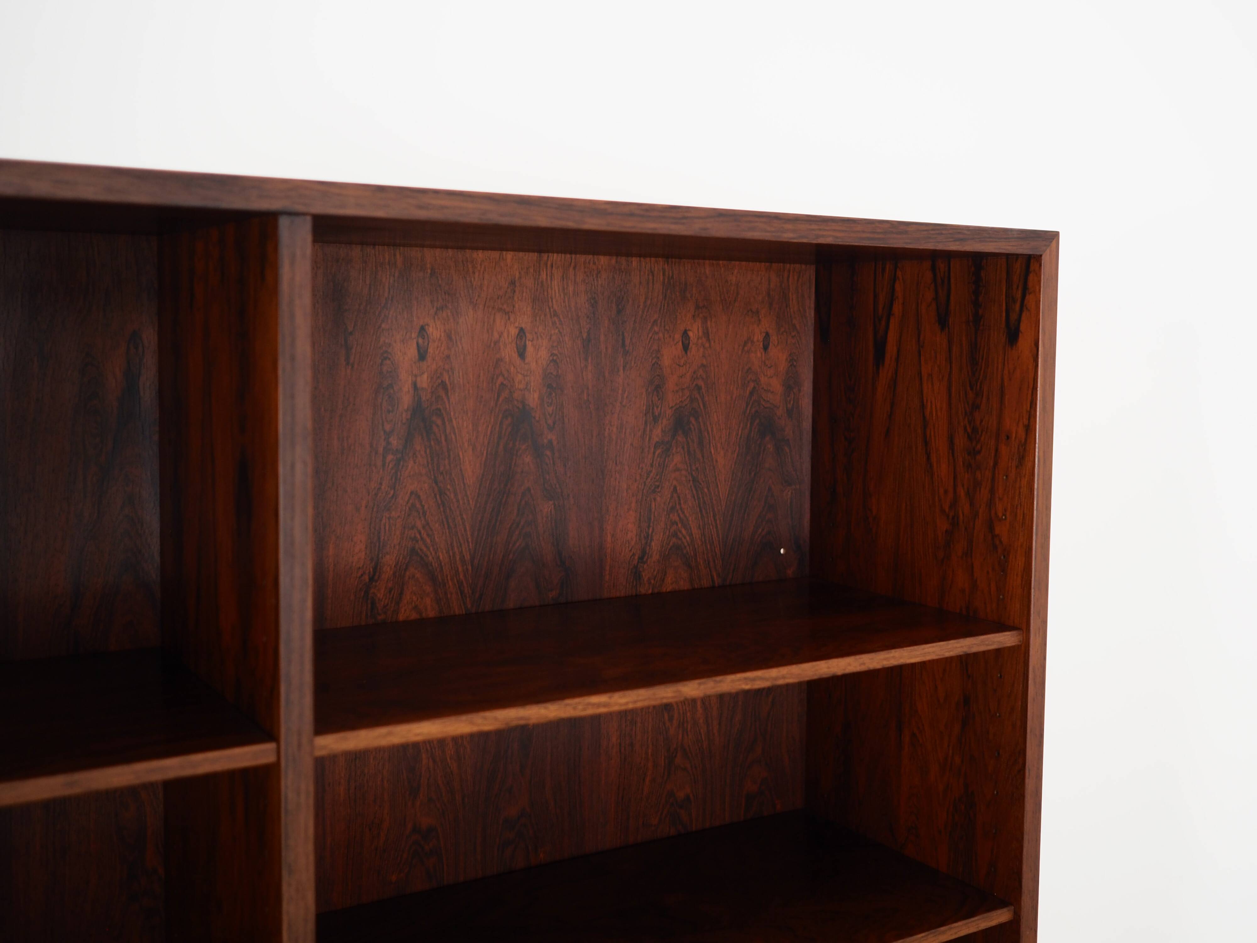 Rosewood bookcase, Danish design, 1970s, manufacturer: Omann Jun