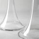 Trois bougeoirs en cristal vintage