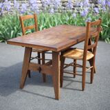 Rene gabriel table, 50s wood table, dining table, kitchen, veranda