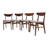 Lot de 4 chaises par Farstrup Mobler, Danemark 1970