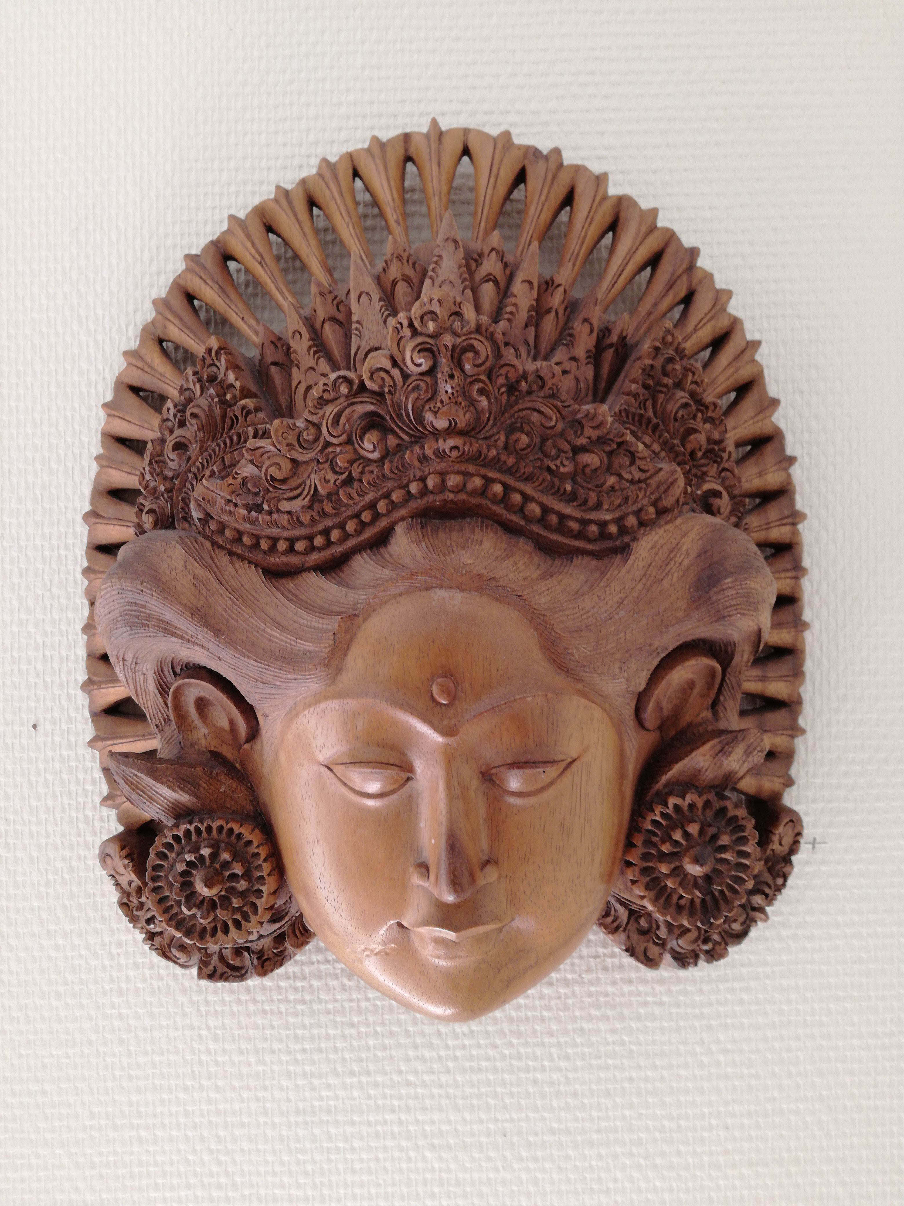 Small solid wood mask