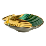 Shell-shaped ashtray and pocket tray Limoges France