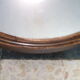 Pair of oval wall mirrors in bakelite 60's