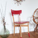 Chair bistro red vintage 30s