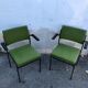 27 armchairs - modern - vintage - metal feet - 1960