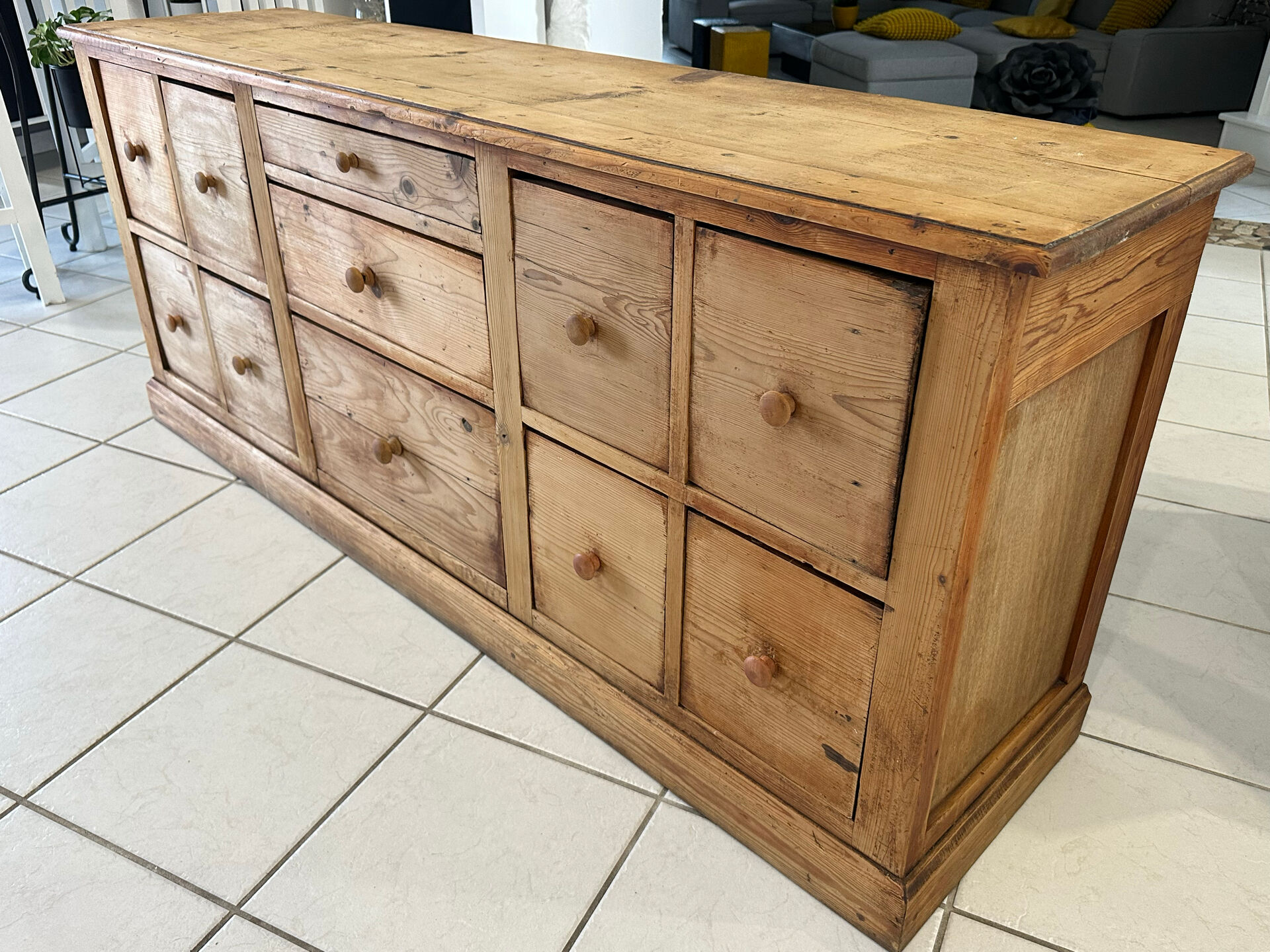 Vintage 1950s workshop sideboard