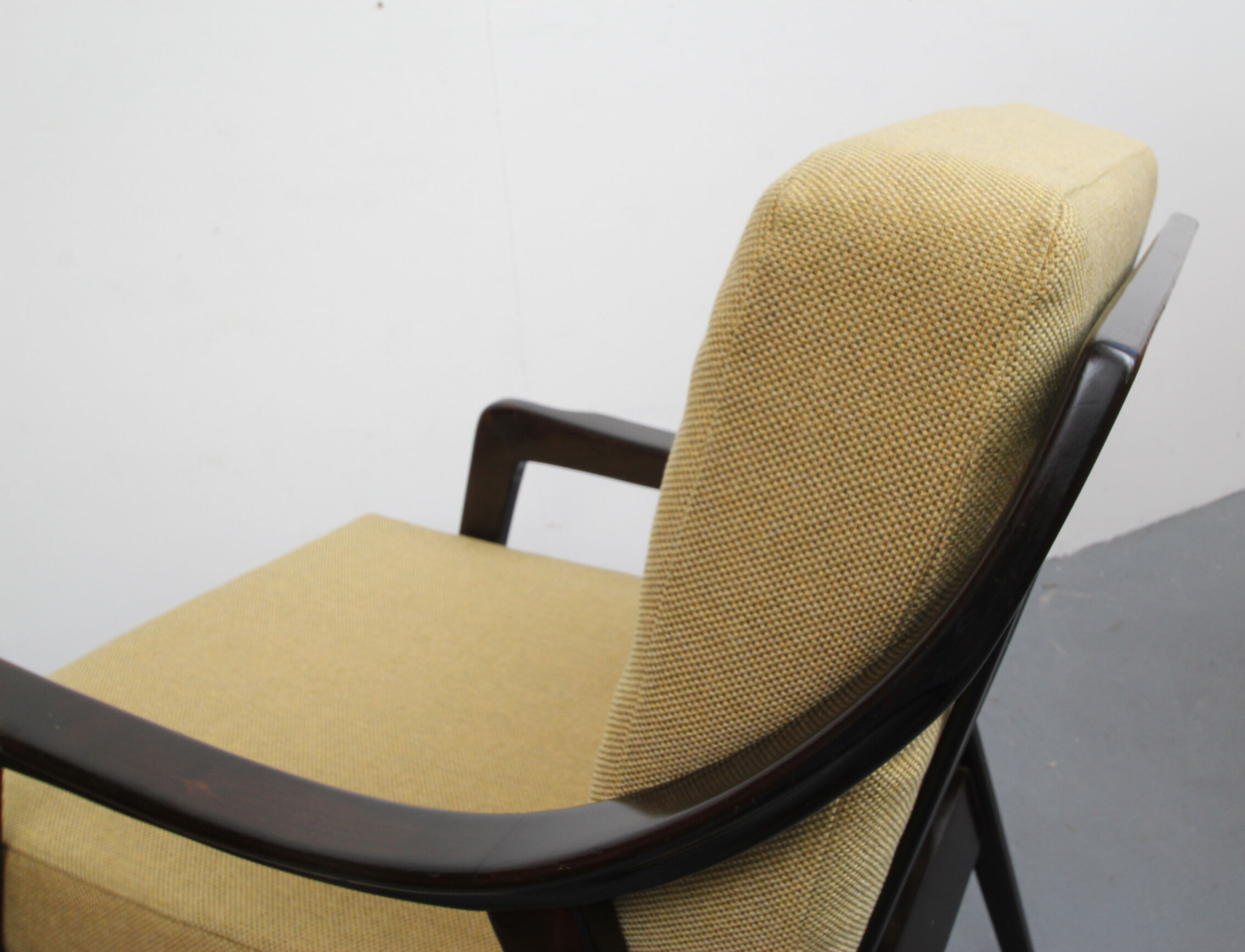 1960s armchair in yellow