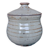 Petit pot artisanal en grès et céramique