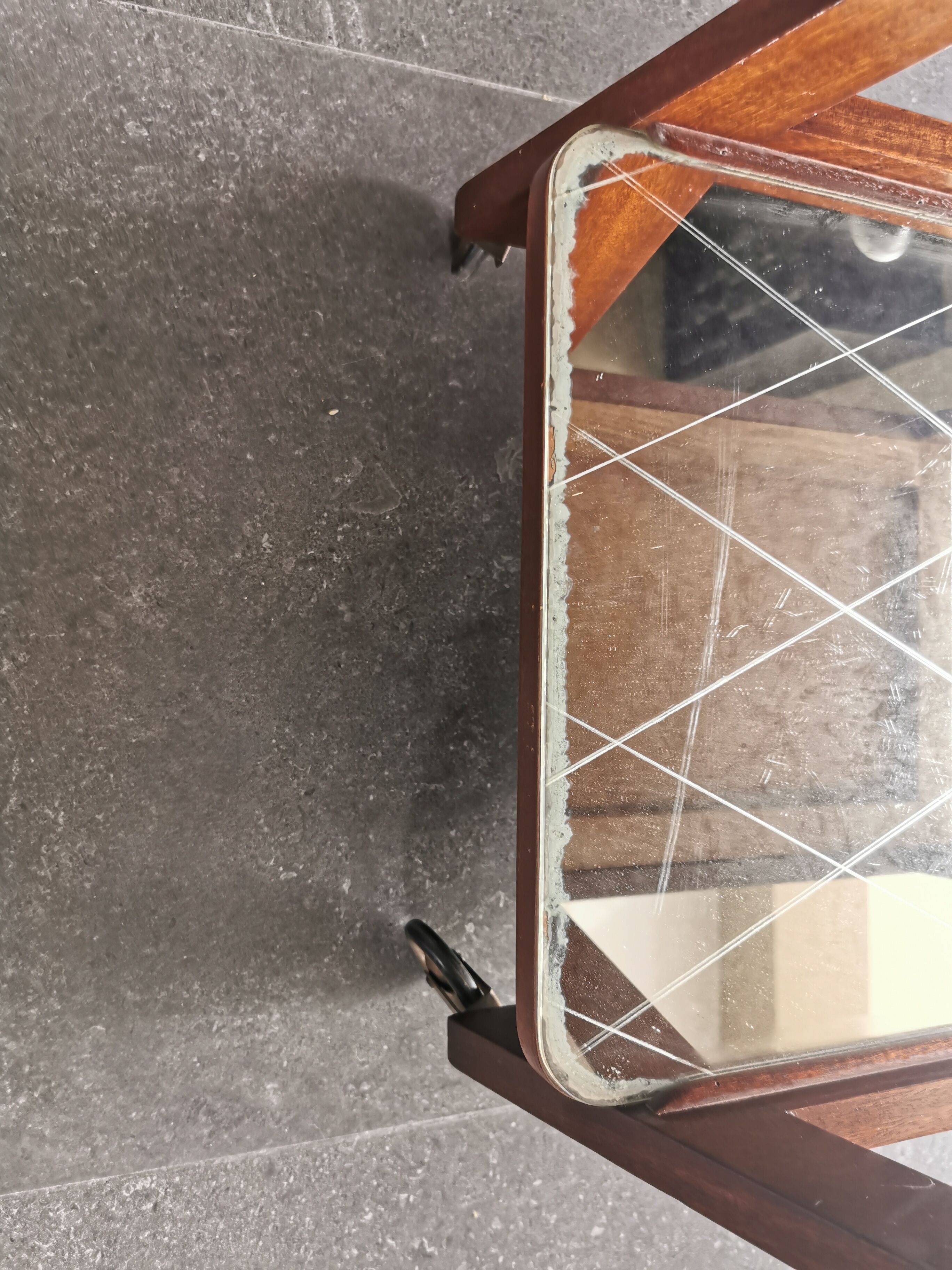 Art deco bar dessert with mirrors around 1940