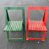 Paire de chaises Aldo Jacober