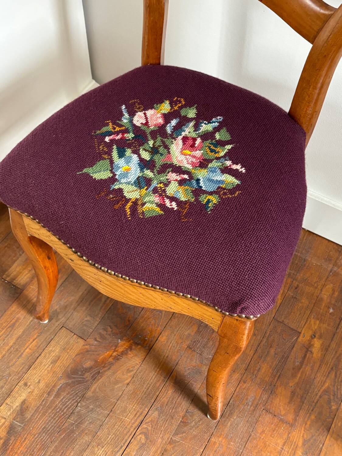 Chaise bois style Louis Philippe