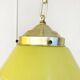 Yellow opaline pendant light, 1950