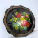 Metal tray Russian folk craft Jostovo
