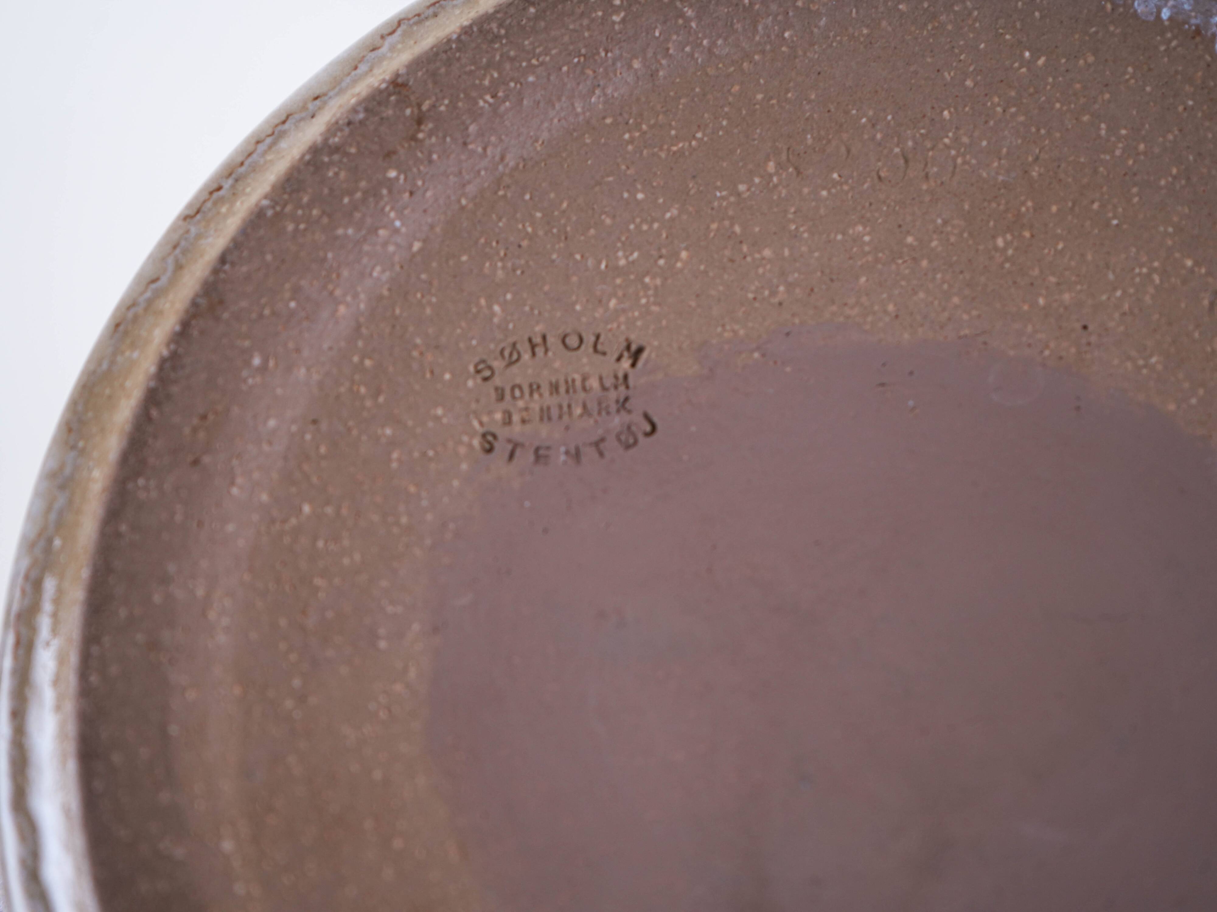 Ceramic bowl, Danish design, 1970s, manufactured by Søholm