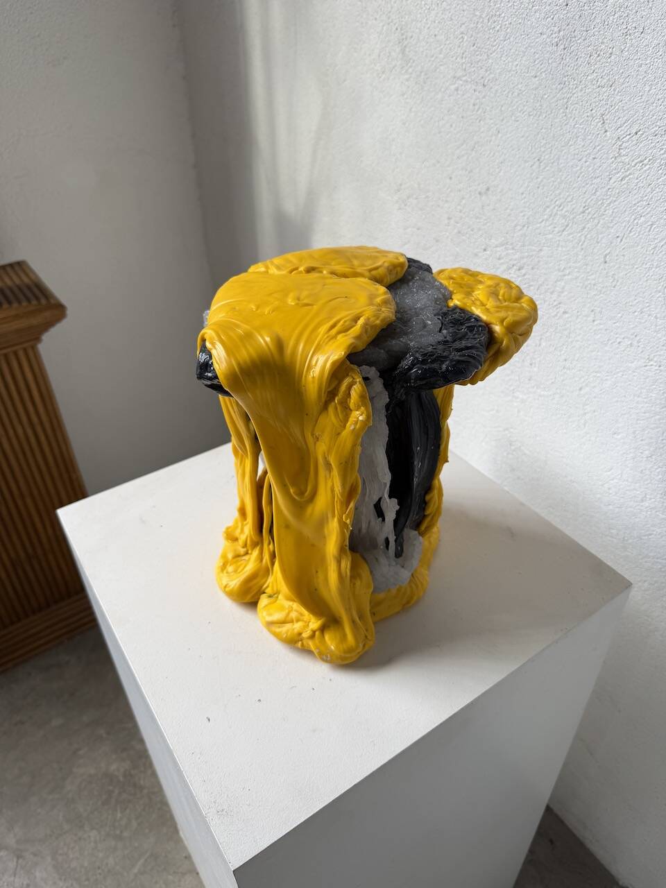 Resin fish sculpture