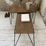 Duo of wicker tables RaouDuo of wicker tables Raoul Guysl Guys