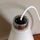 White/vintage white glass tulip suspension 60-70
