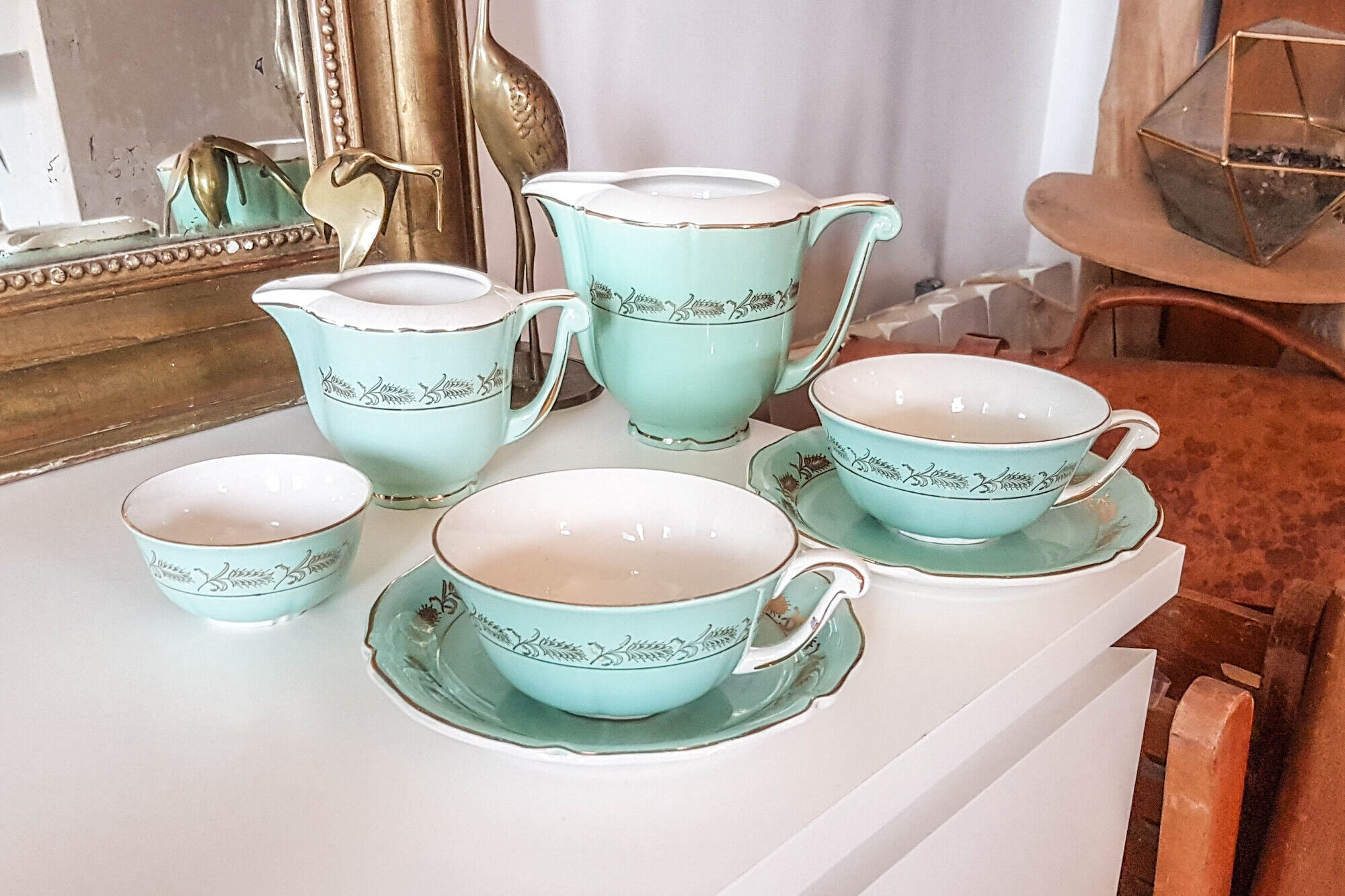 Tea service semi-porcelain céranord St Amand