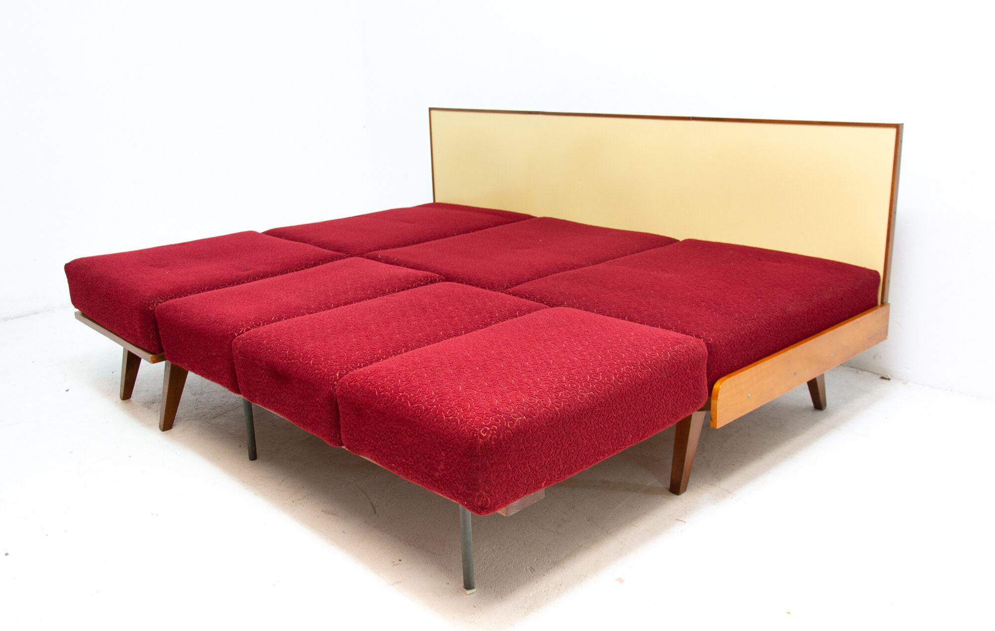 Mid century corner folding sofa by František Jirák For Tatra Nábytok, 1960