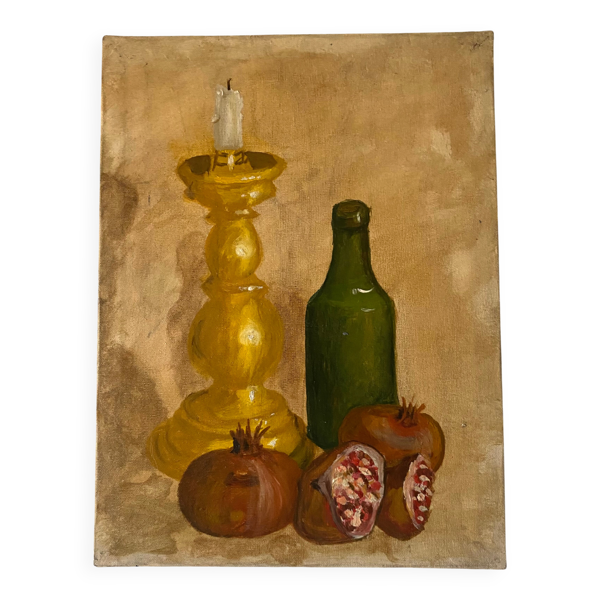 Oil on canvas "still life" 1973
